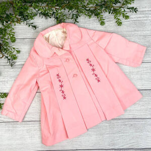 VNT Weather Tamer Infant Girls Pink Dress Coat 24 Months